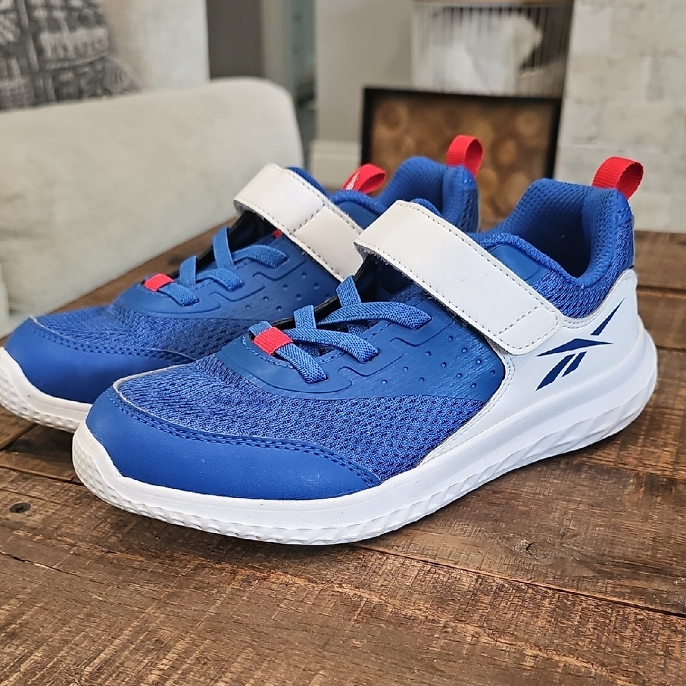 Reebok Kids Royal Blue and White Sneakers